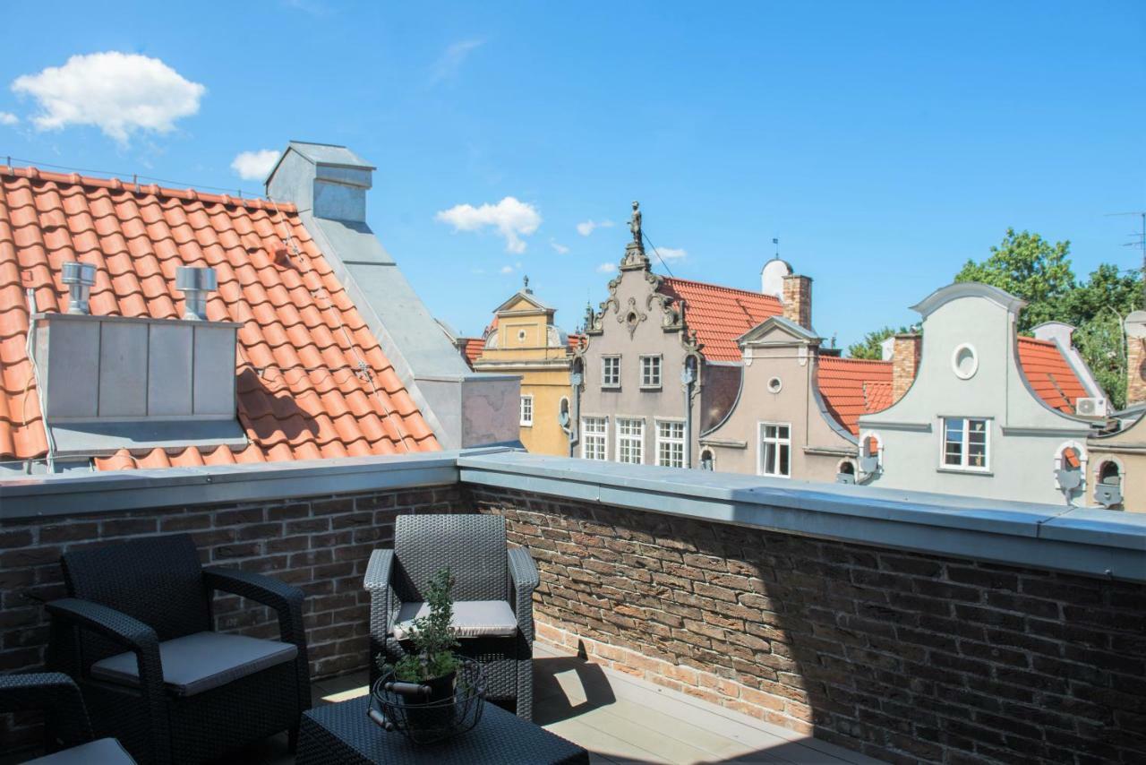 Viu Apartament Z Tarasem W Sercu Gdanska Dış mekan fotoğraf